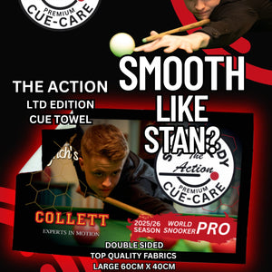 Stan 'The Action' Moody Premium Cue Towel 25/26 Season - Info