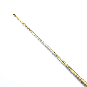 Premium Cues ICON No.017 shaft section with detailed wood texture, ideal for indoor billiards and cue control.