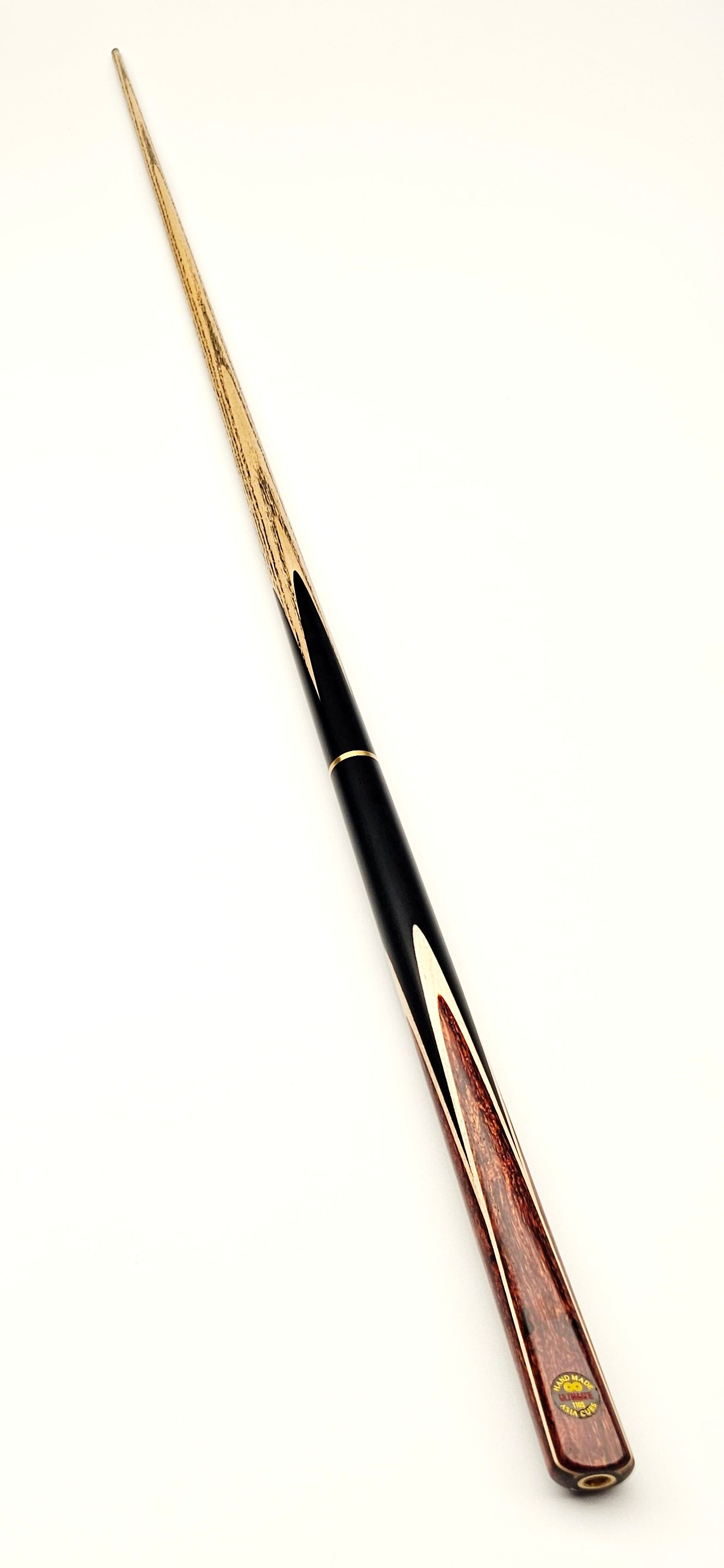 Asia Cues Ultimate No.1105 - 3/4 Jointed Snooker Cue 9.3mm Tip, 17.9oz, 57.5"