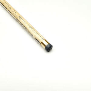 Close-up of Asia Cues Ultimate No.1051 8.9mm cue tip with brass ferrule, built for precision and durability in pool games.