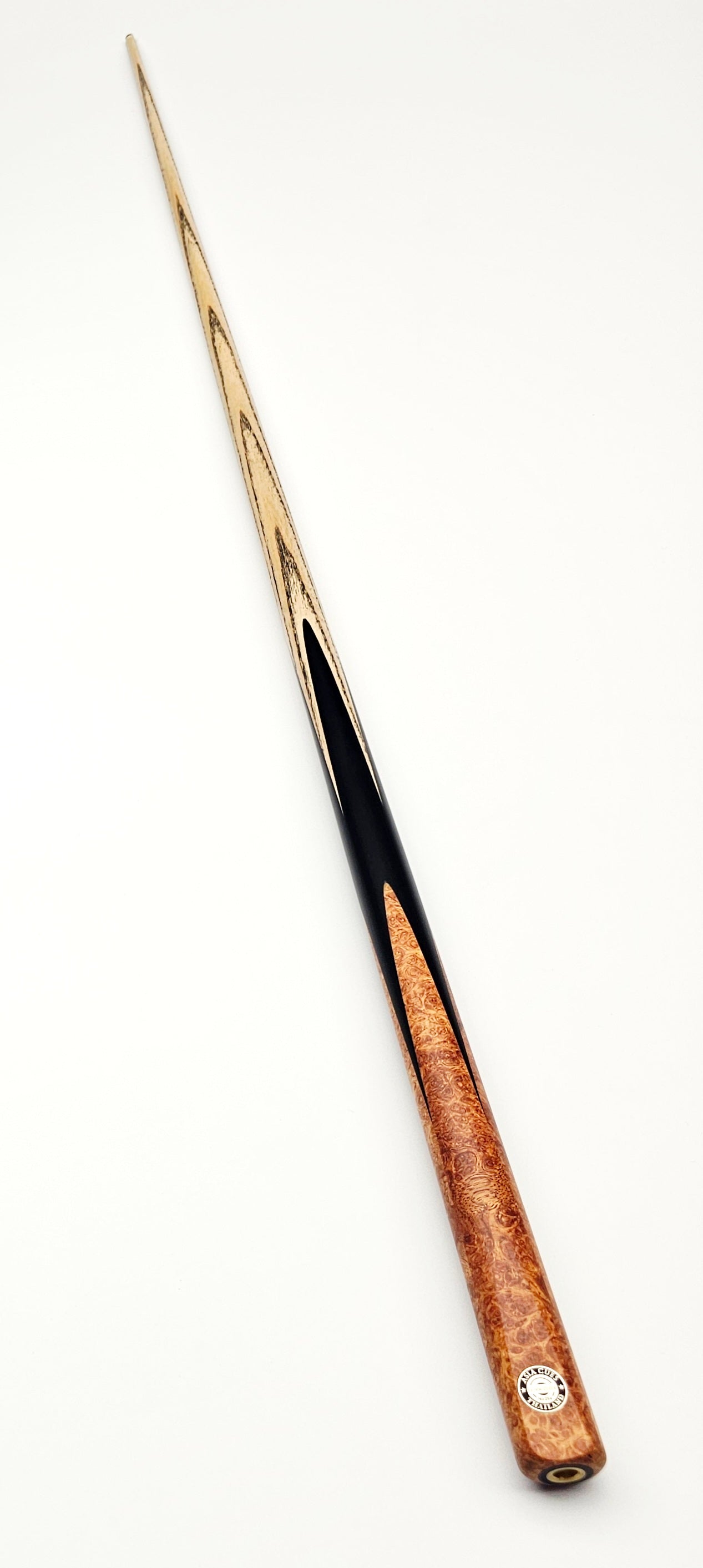 Asia Cues Connoisseur No.264 - One Piece Snooker Cue 9.8mm Tip, 18oz, 57.5"