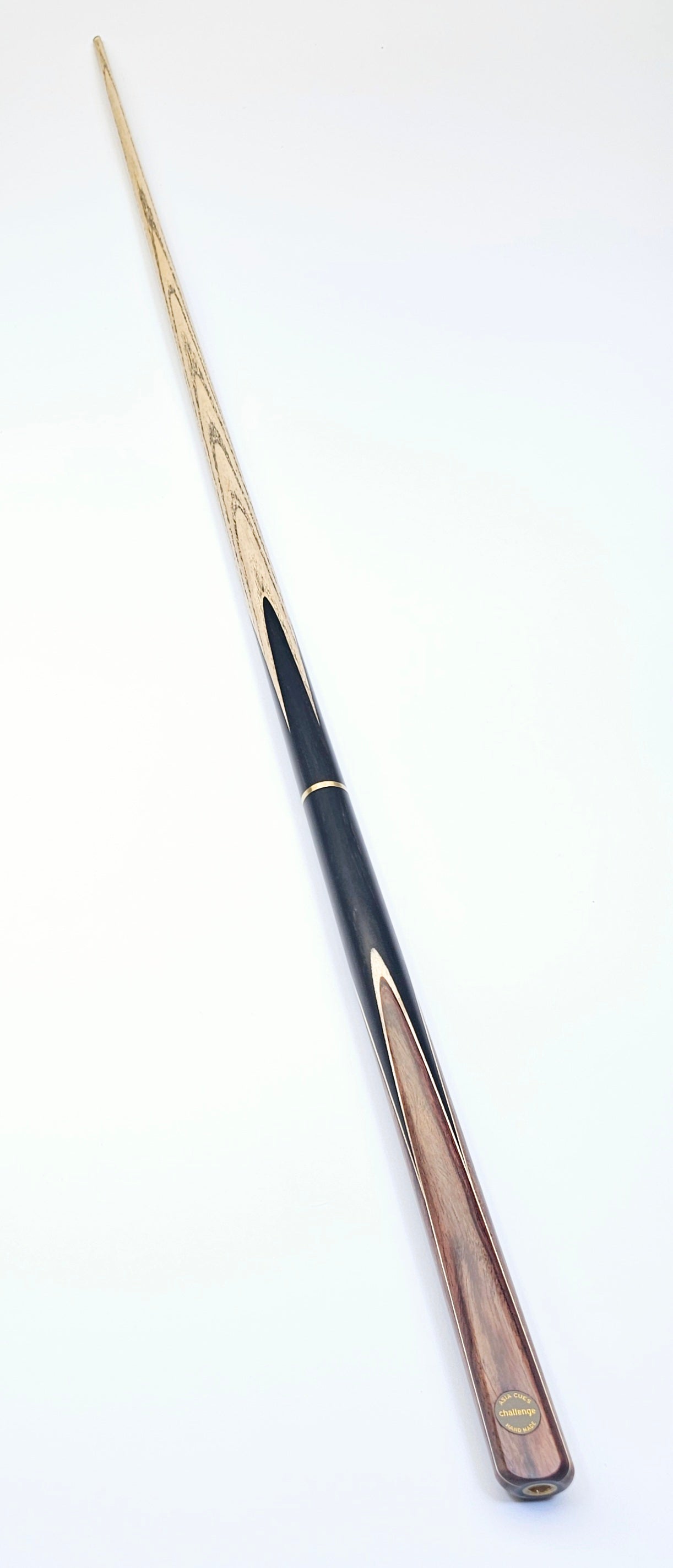 Asia Cues Challenge - 3/4 Jointed Snooker Cue 9.6mm Tip, 18.6oz, 58.25"