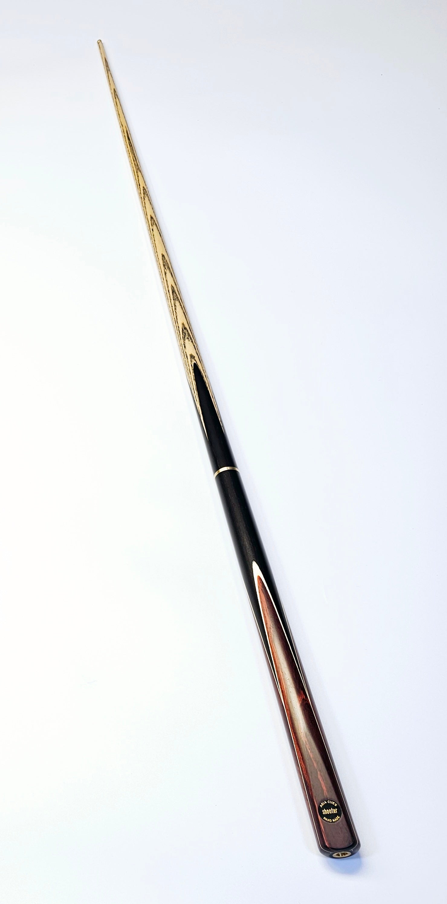 Asia Cues Shooter - 3/4 Jointed Snooker Cue 9.6mm Tip, 18.1oz, 58"