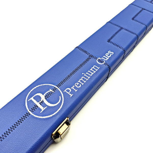 Ffe Premium Premium Cues Blue Patchwork Faux Leather 3/4 Cue Case