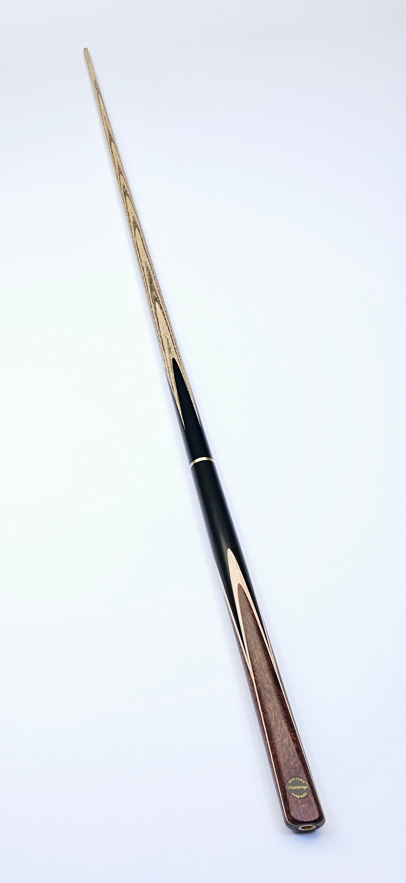 Asia Cues Challenge - 3/4 Jointed Snooker Cue9.5mm Tip, 18.4oz, 57"