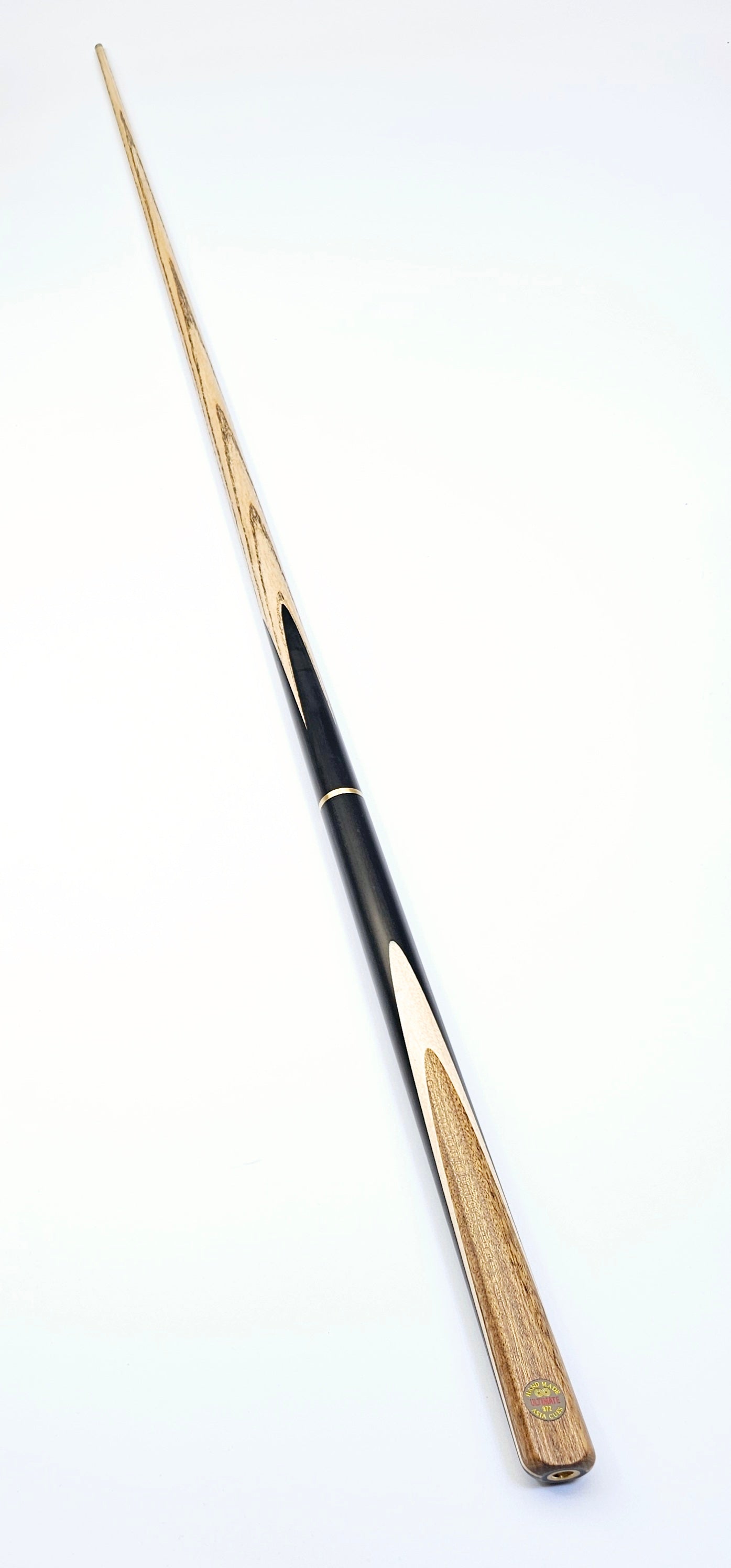 Asia Cues Ultimate No.972 - 3/4 Jointed Snooker Cue 9.5mm Tip, 58", 18.5oz