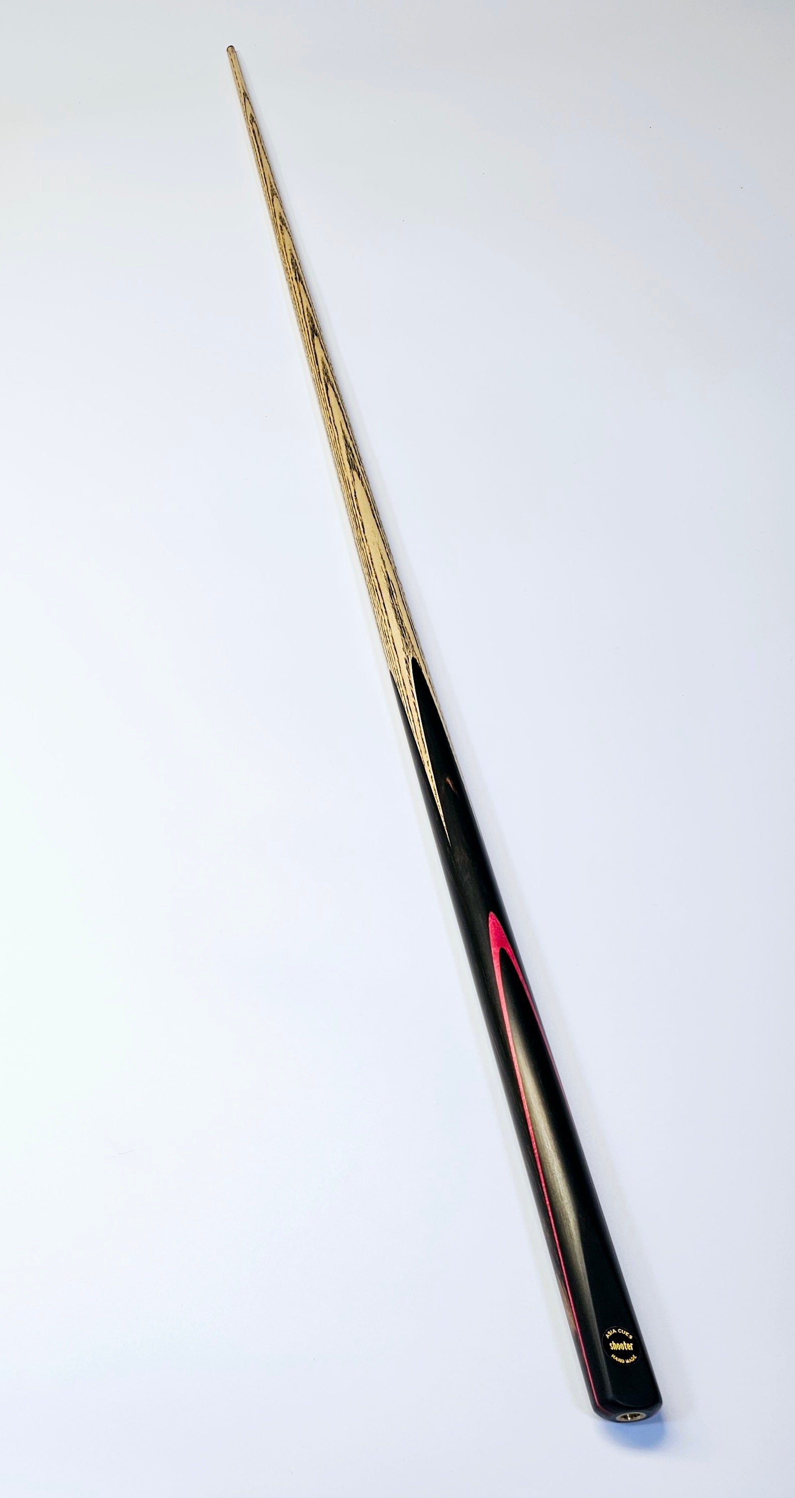 Asia Cues Shooter - One Piece Snooker Cue 9.7mm Tip, 18.3oz, 58"