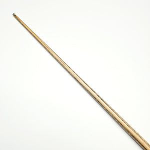 Asia Cues Signature No.560 snooker cue shaft with detailed wood grain pattern, crafted for balance and consistent performance.