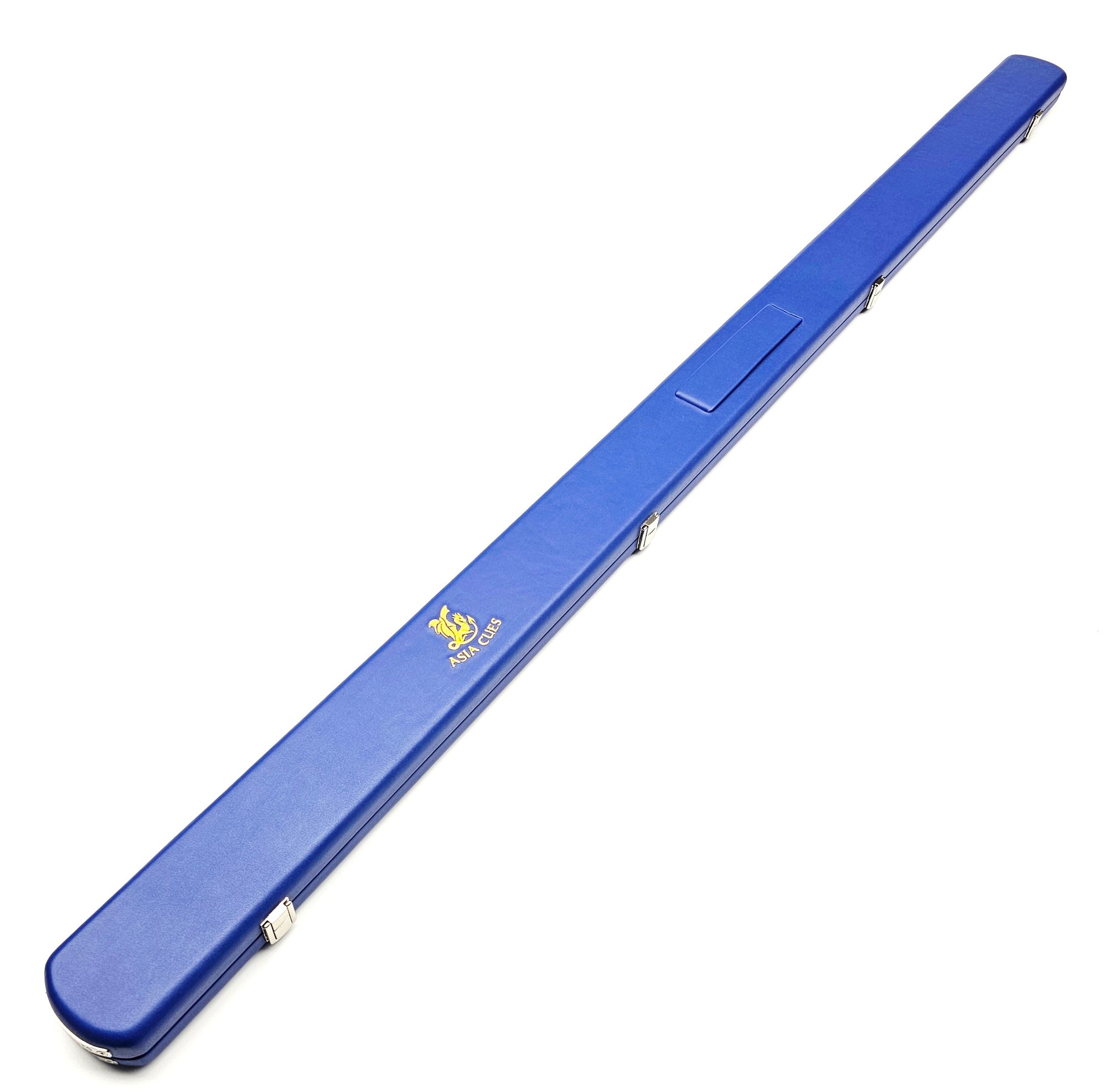 Asia Cues Wide Leather One Piece Cue Case - Blue