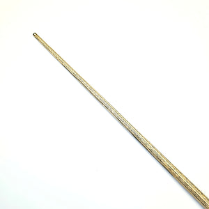 Premium Cues ICON No.017 cue shaft with consistent wood grain, crafted for smooth stroke and accuracy.