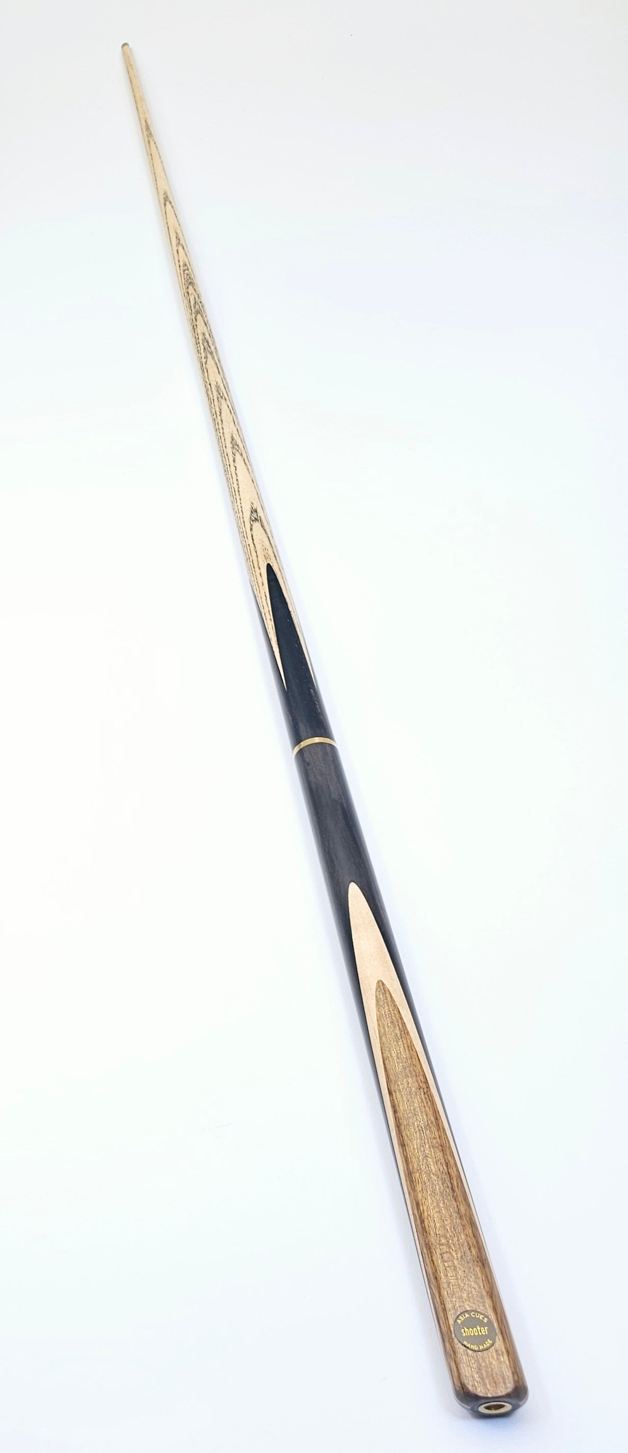 Asia Cues Shooter - 3/4 Jointed Snooker Cue 9.5mm Tip, 18.1oz, 57.5"