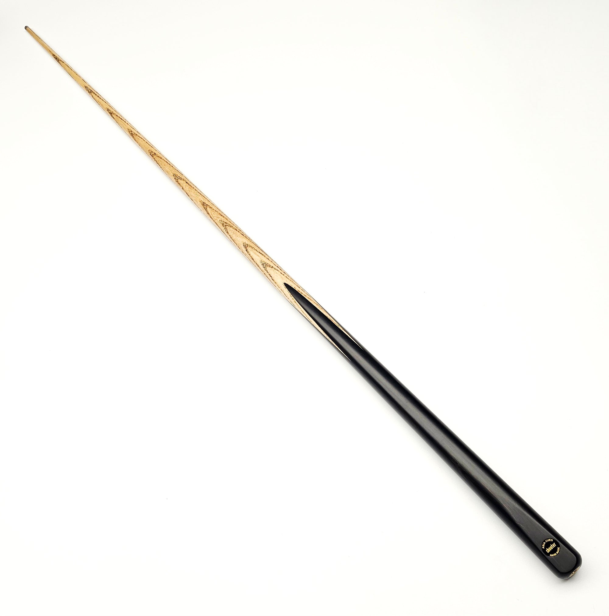 Asia Cues Shooter - One Piece Snooker Cue 9.7mm Tip, 18.1oz, 57.5"