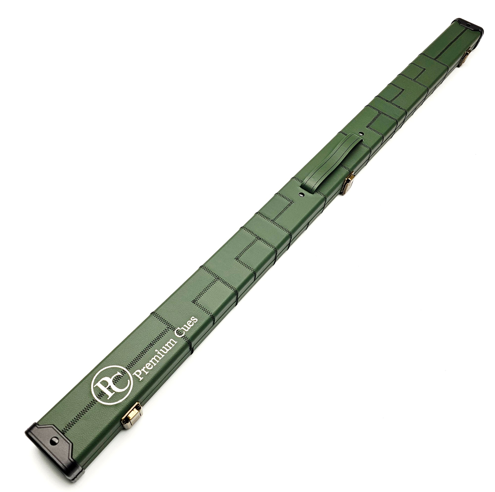 Premium Cues Faux Leather 3/4 Cue Case full lengh view