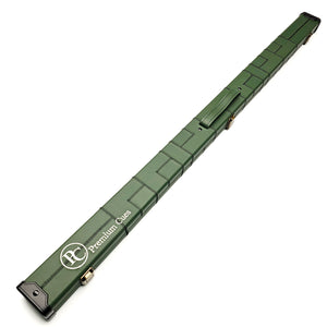 Premium Cues Faux Leather 3/4 Cue Case full lengh view