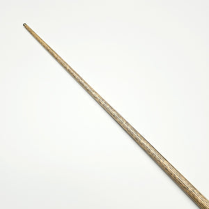 Asia Cues Ultimate No.1107 cue shaft with natural wood finish, crafted for balance and control in competitive snooker games.