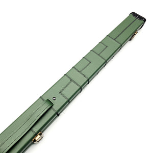 Premium Cues Faux Leather 3/4 Cue Case on Angle view