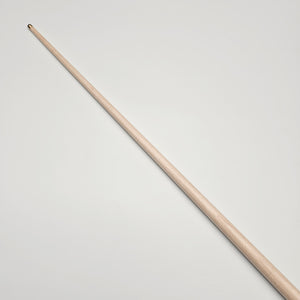 Asia Cues Connoisseur No.263 snooker cue shaft with natural maple finish, designed for professional-level indoor billiards performance.