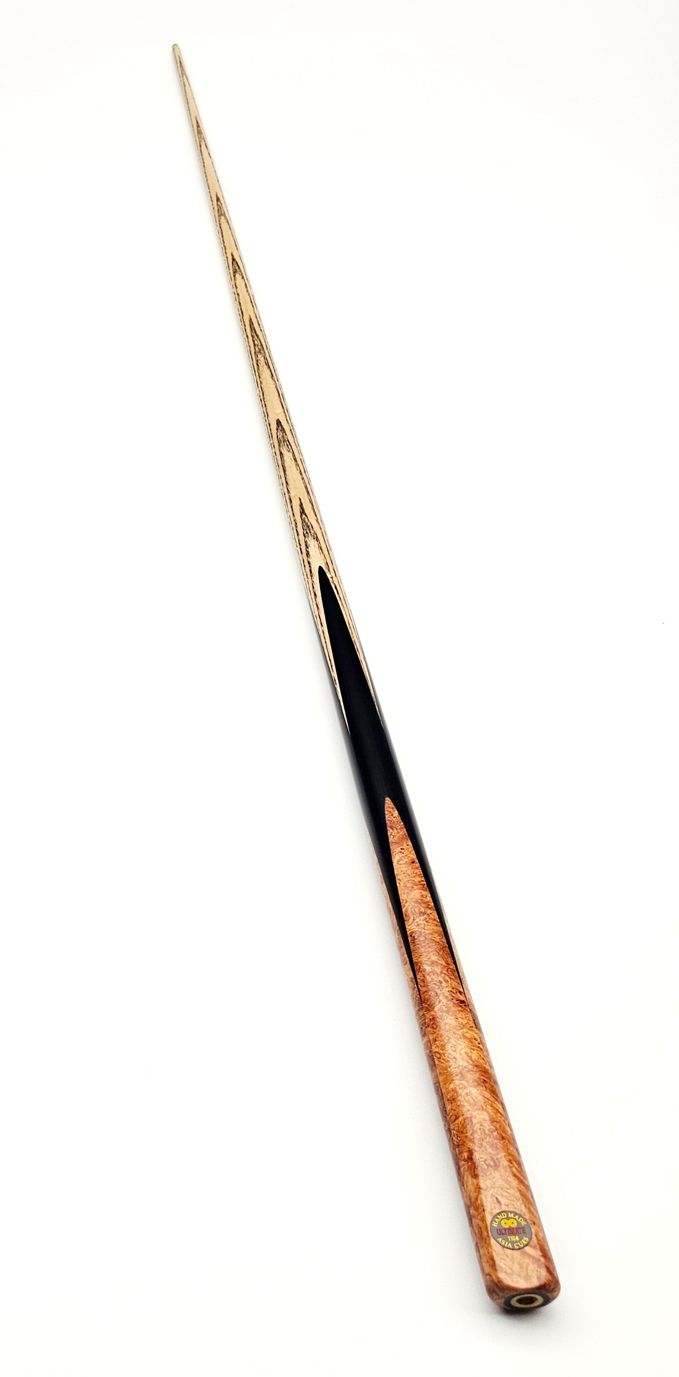 Asia Cues Ultimate No.1104  - One Piece Pool Cue 9mm Tip, 17.5oz, 57.25"