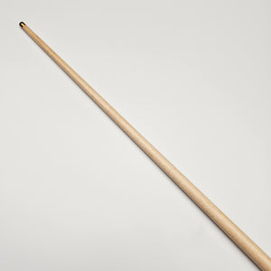 Asia Cues Support snooker cue shaft made from premium maple wood, designed for consistent performance in indoor billiards games.