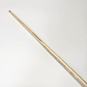 Premium Cues ICON No.007 - One Piece Snooker Cue shaft with natural wood grain, crafted for serious indoor billiards players.