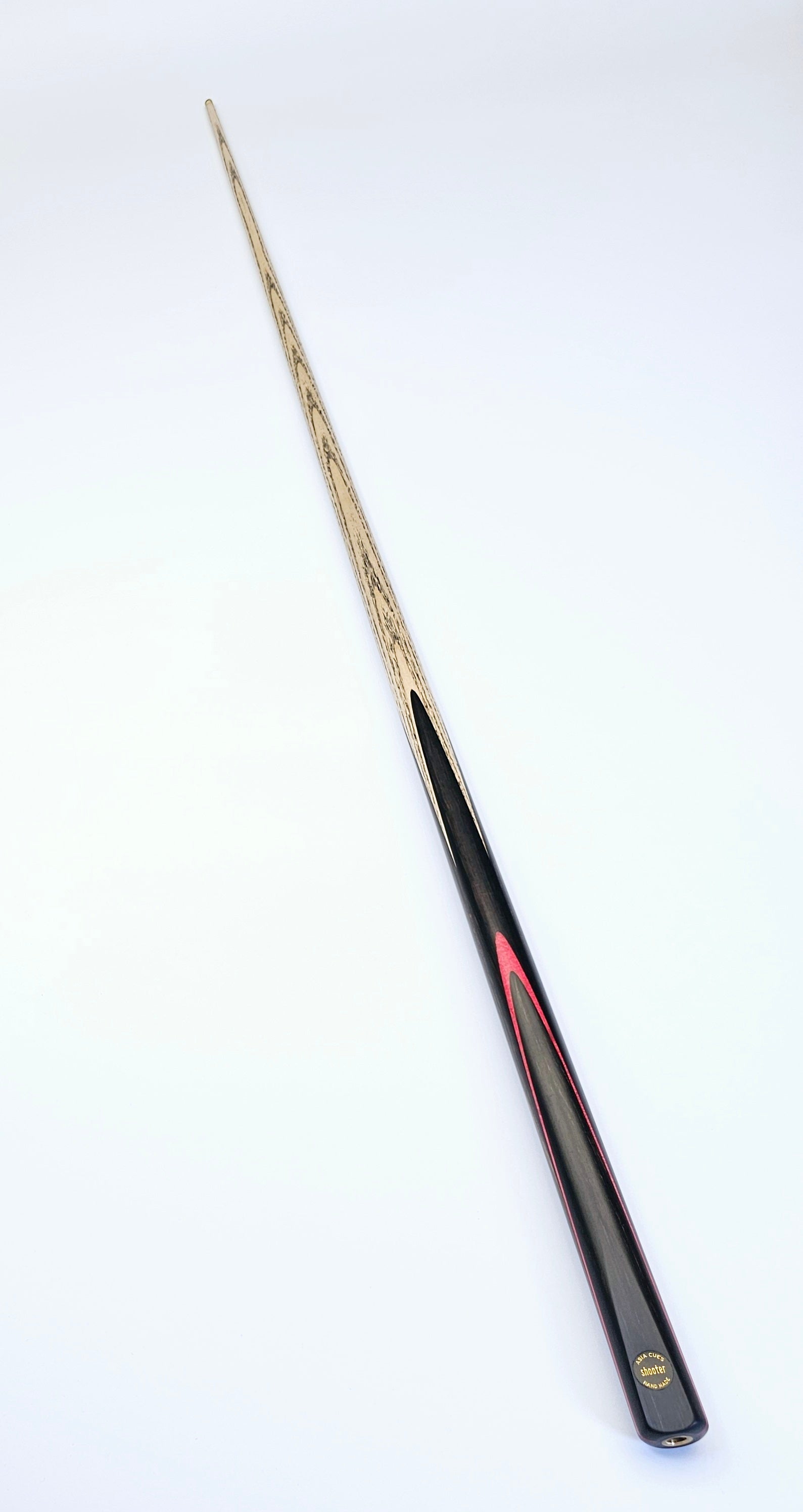 Asia Cues Shooter - One Piece Snooker Cue 9.6mm Tip, 18.1oz, 58"