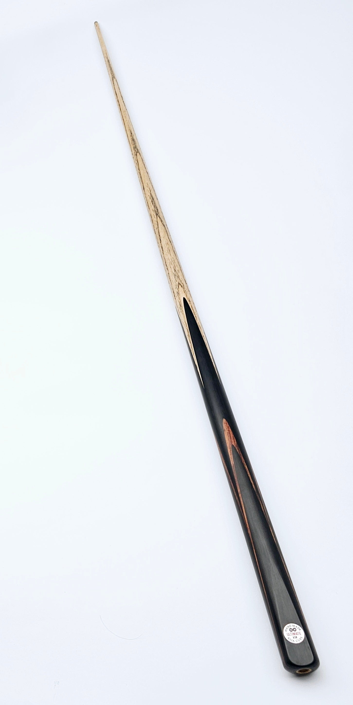 Asia Cues Ultimate No.938  - One Piece Snooker Cue 9.2mm Tip, 17.9oz, 57"