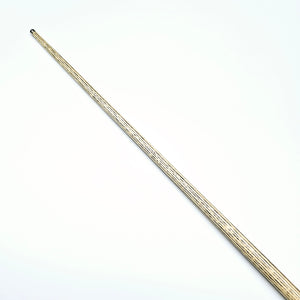 Detailed image of Premium Cues ICON No.026 cue shaft emphasizing the fine wood grain and professional-grade construction.