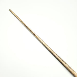 Asia Cues Signature No.557 cue shaft with natural wood texture, designed for precision and control in snooker.
