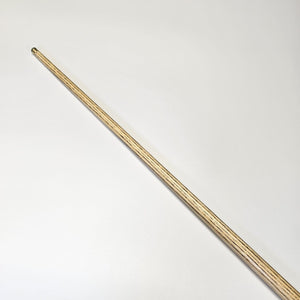 Premium Cues ICON No.008 shaft close-up showing consistent ash grain, ideal for serious snooker players.