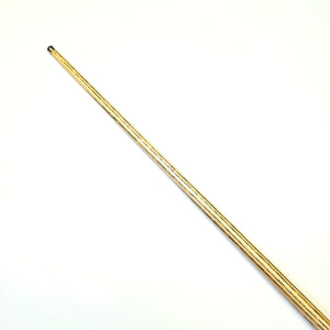 Premium Cues ICON No.014 snooker cue shaft showing uniform ash grain and smooth finish, ideal for professional billiards gameplay.