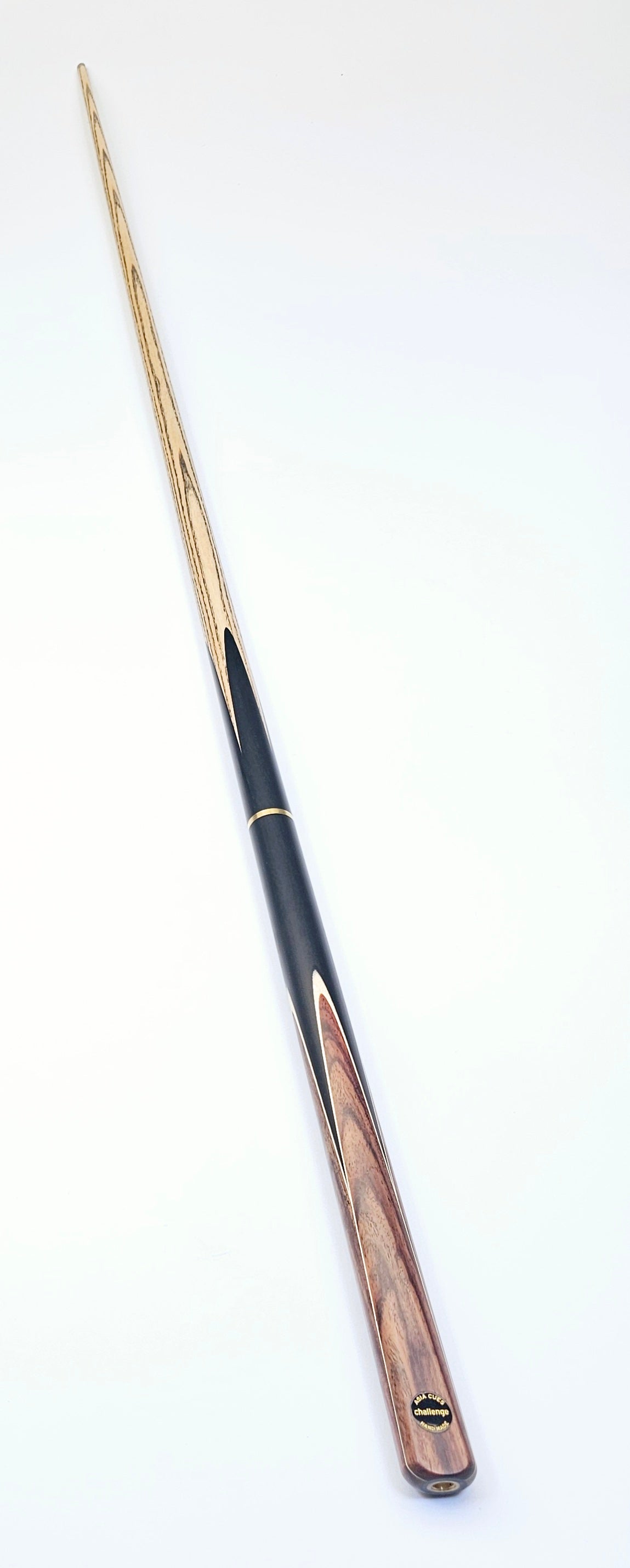 Asia Cues Challenge - 3/4 Jointed Snooker Cue 9.4mm Tip, 18.5oz, 58"