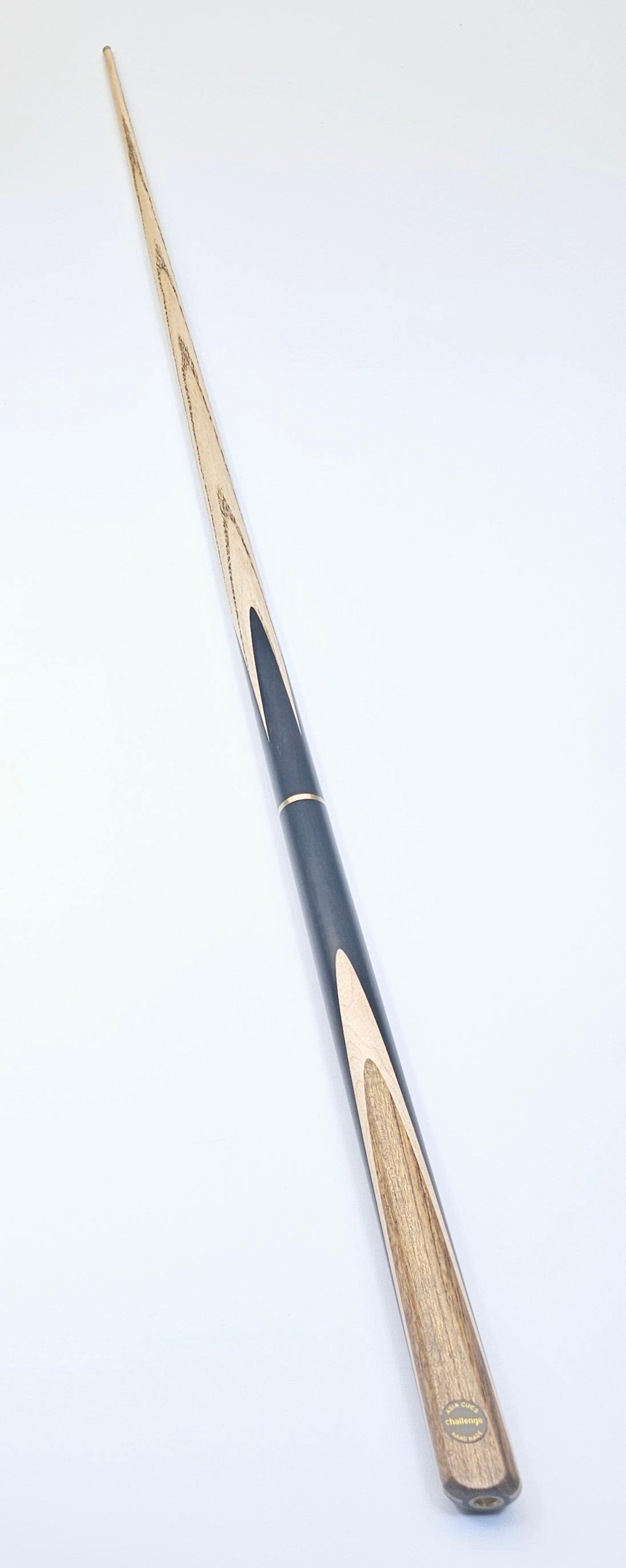 Asia Cues Challenge - 3/4 Jointed Snooker Cue 9.5mm Tip, 18.2oz, 57.5"