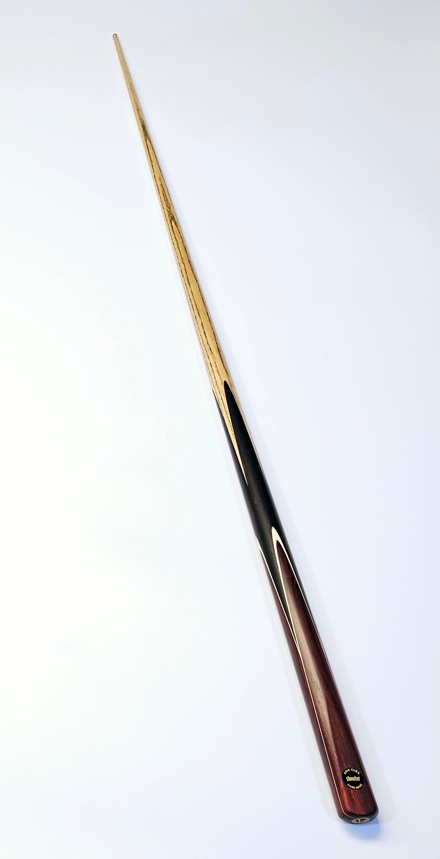 Asia Cues Shooter - One Piece Snooker Cue 9.7mm Tip, 18.6oz, 58"