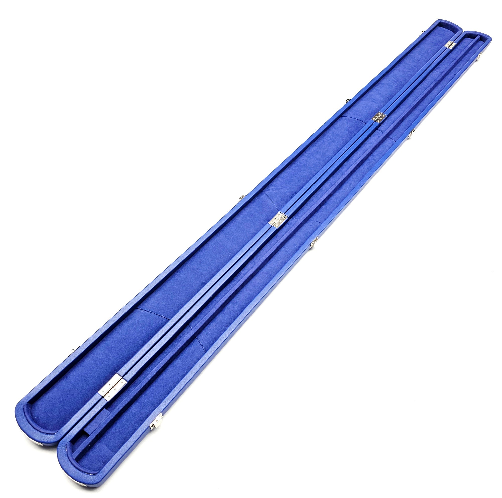 Asia Cues Wide Leather One Piece Cue Case - Blue