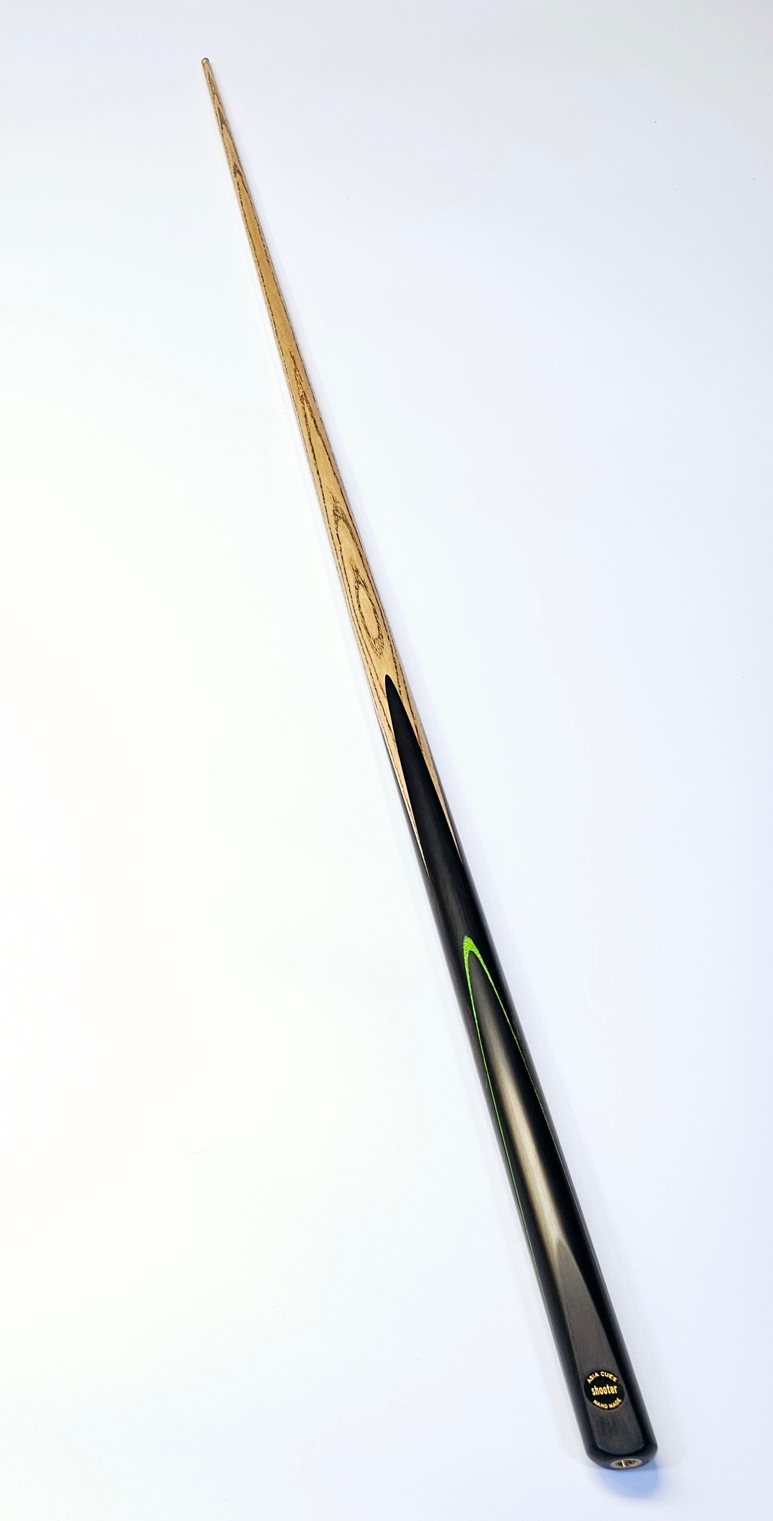 Asia Cues Shooter - One Piece Snooker Cue 9.6mm Tip, 17.7oz 58"