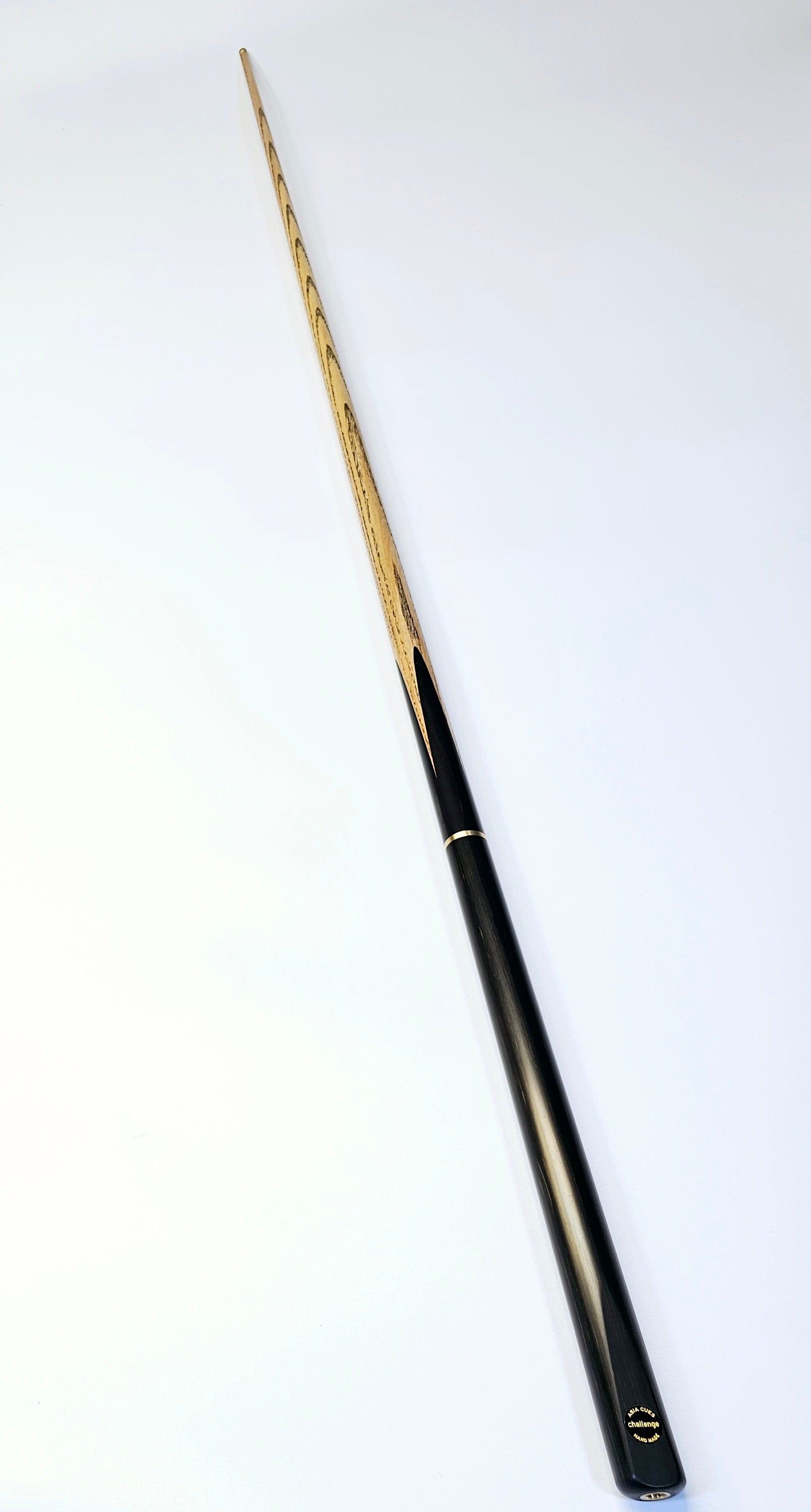 Asia Cues Challenge - 3/4 Jointed Snooker Cue 9.7mm Tip, 18.2oz, 60"