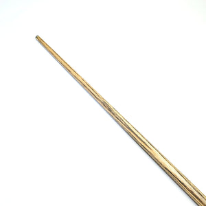 Prestige Cues Green Plate snooker cue with 9.6mm tip and 18oz weight, ideal for accurate control in competitive snooker games.