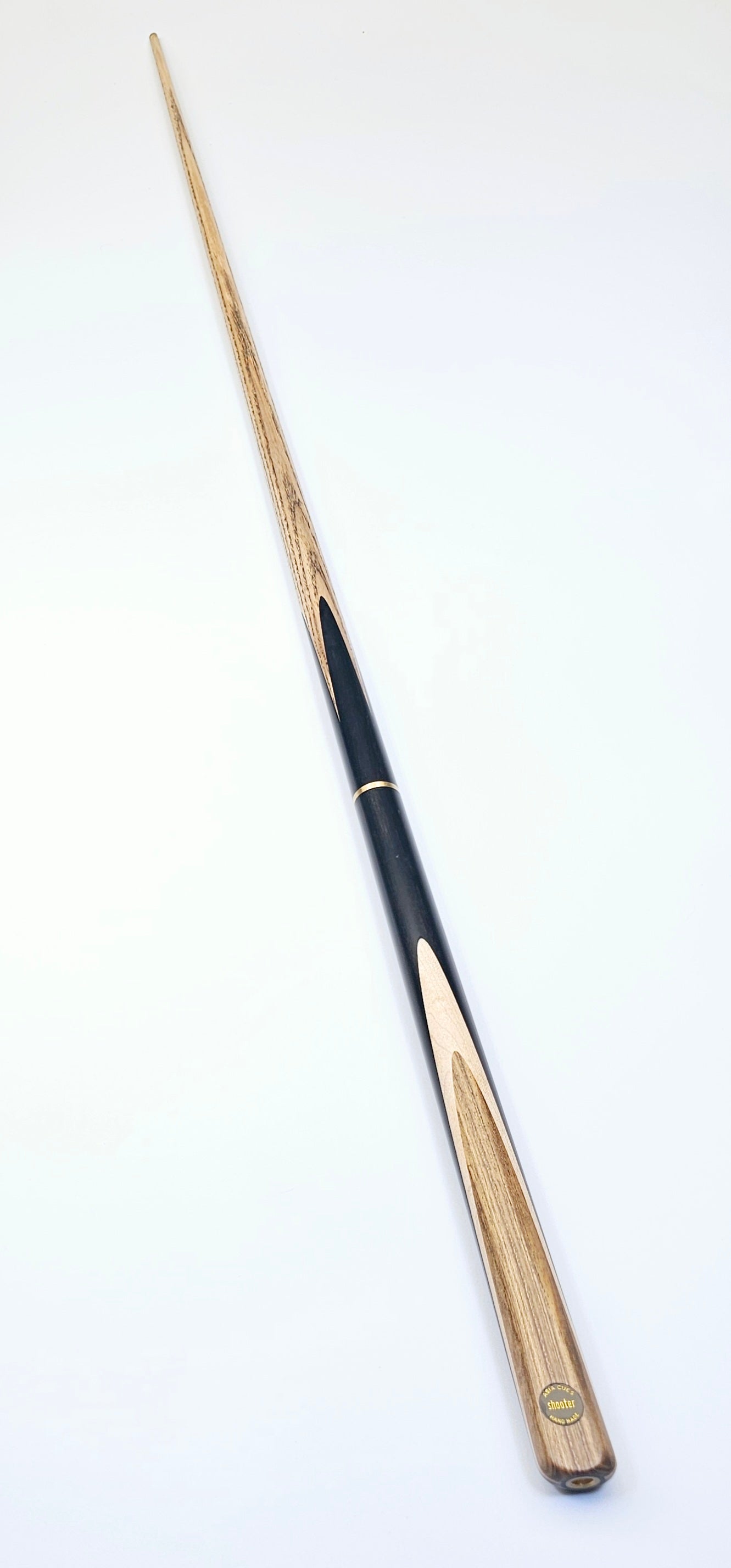 Asia Cues Shooter - 3/4 Jointed Snooker Cue 9.5mm Tip, 19.4oz, 57.5"