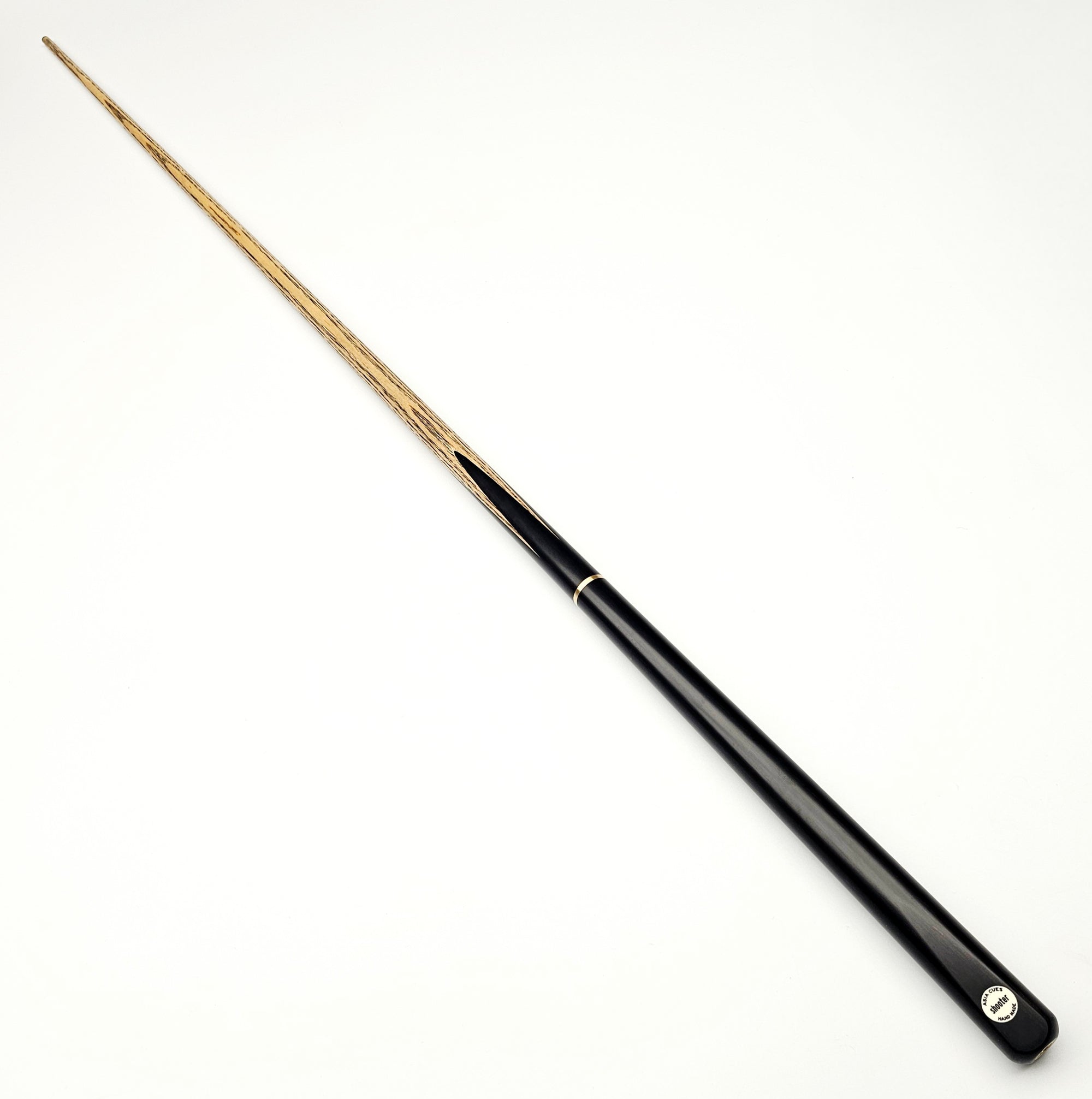 Asia Cues Shooter - 3/4 Jointed Snooker Cue 9.8mm Tip, 17.8oz, 58"