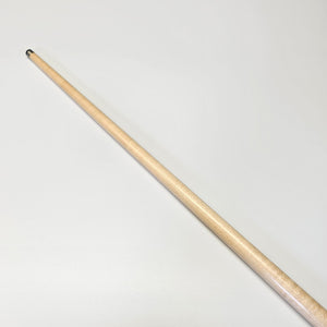 Premium Cues ICON No.012 snooker cue shaft with visible maple grain, designed for balance and control in indoor games.