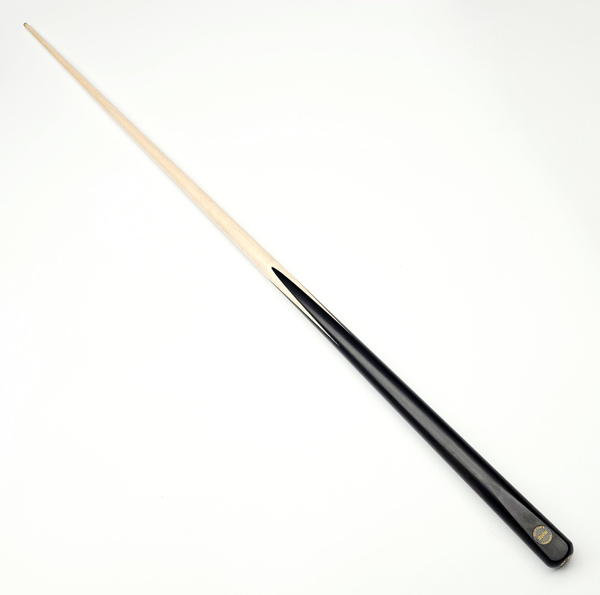 Asia Cues Shooter - One Piece Snooker Cue 9.8mm Tip, 18.5oz, 57.5"