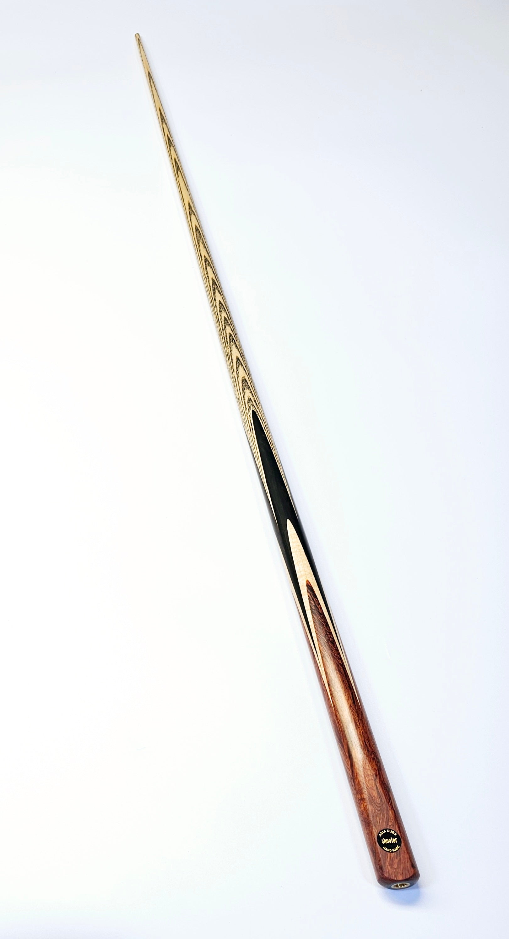Asia Cues Shooter - One Piece Snooker Cue 9.7mm Tip, 18.1oz, 58"