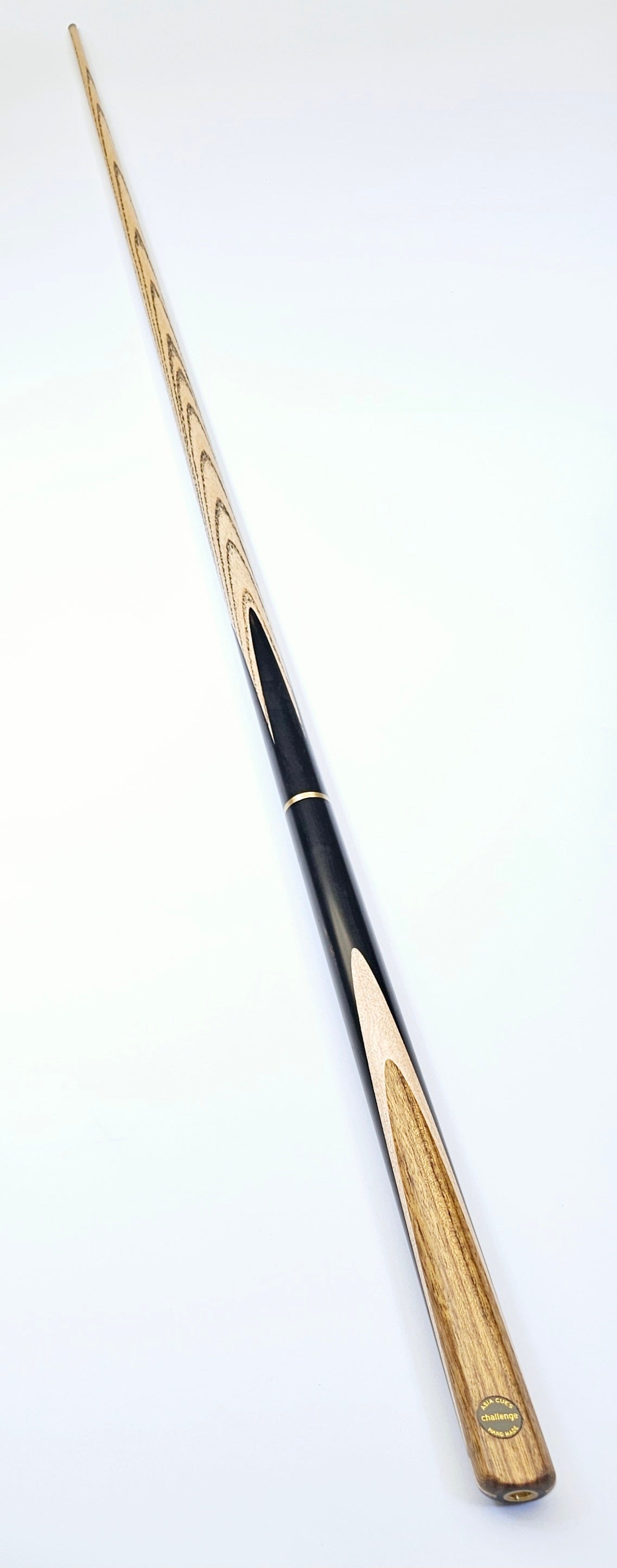 Asia Cues Challenge - 3/4 Jointed Snooker Cue 9.7mm Tip, 19.8oz, 60.25"