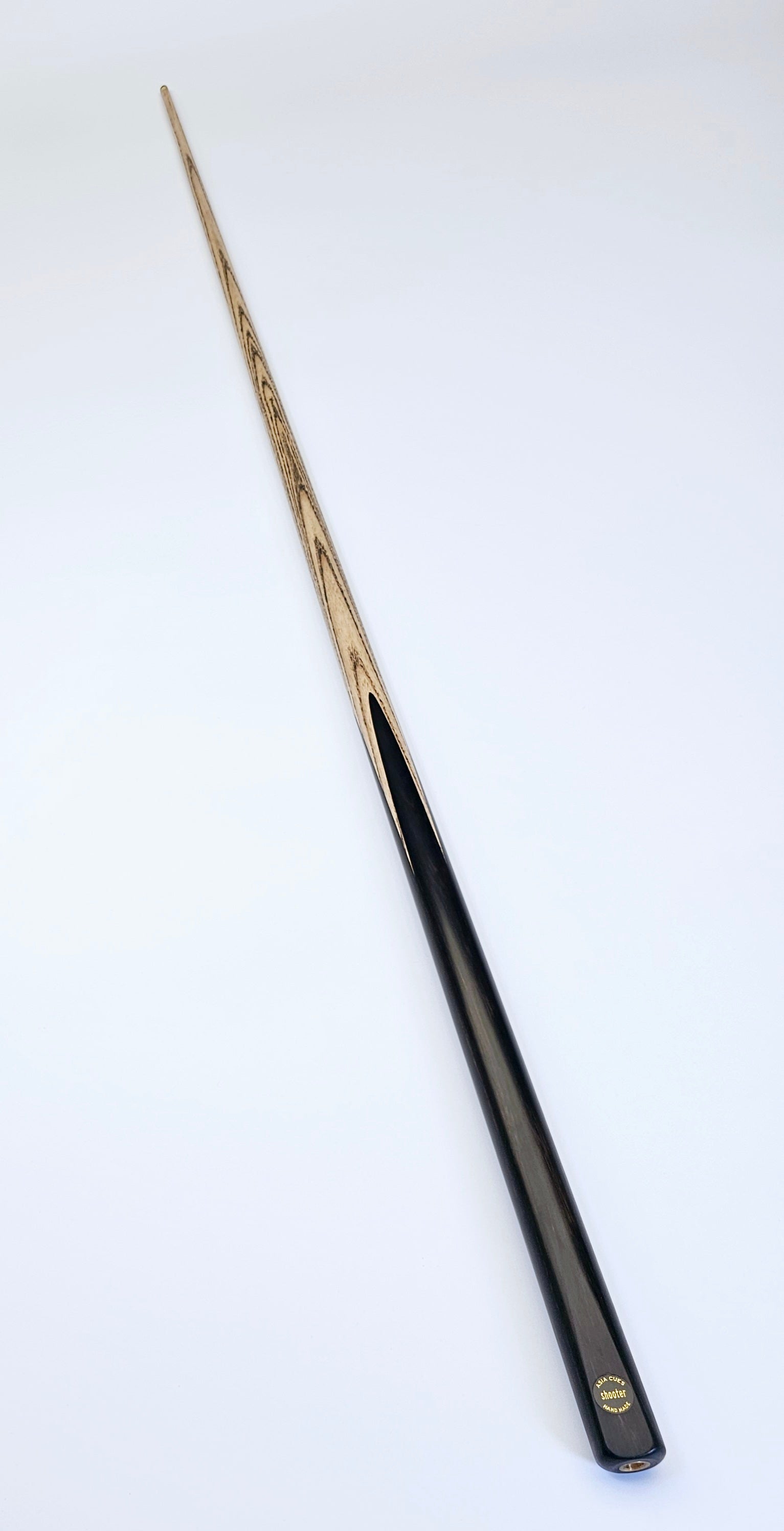 Asia Cues Shooter - Queue de billard monobloc avec pointe de 9,6 mm, 18,3 oz, 58"