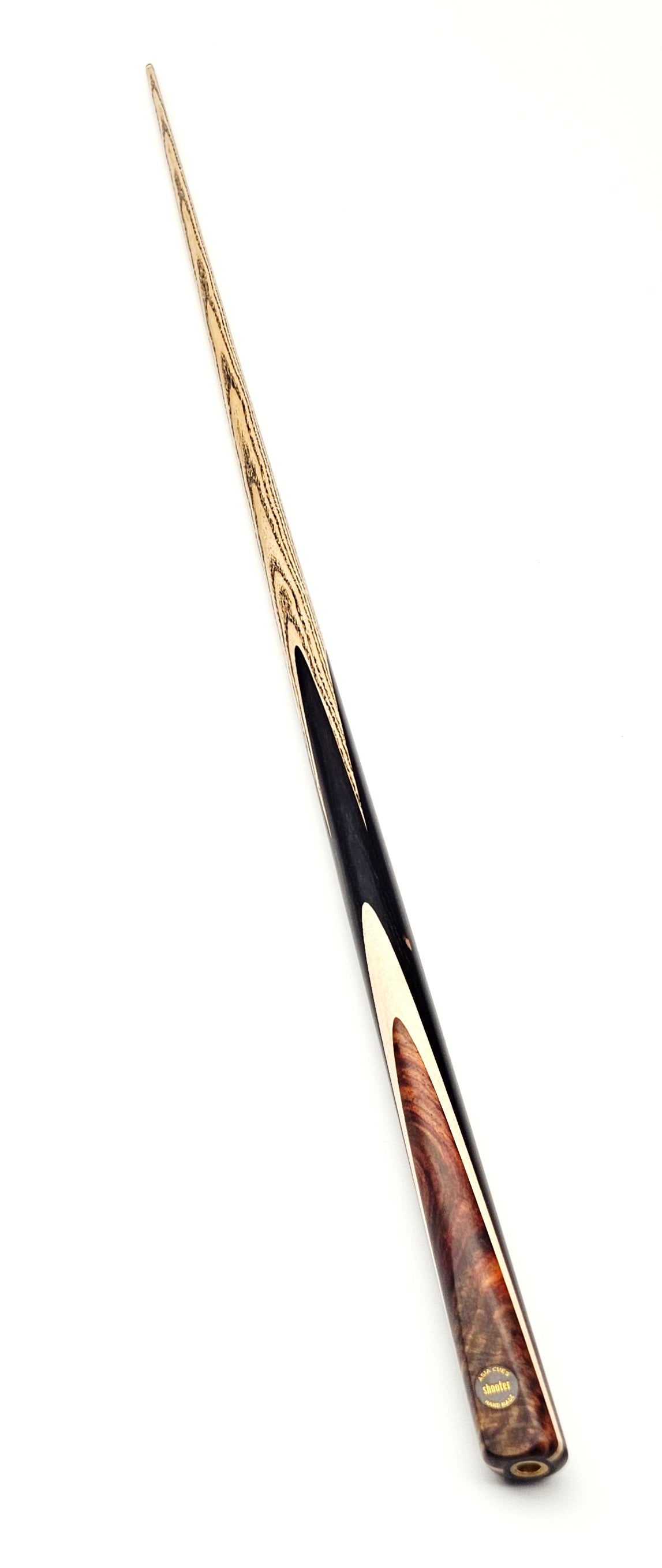 Asia Cues Shooter - One Piece Pool Cue 8.9mm Tip, 17.5oz, 57.25"