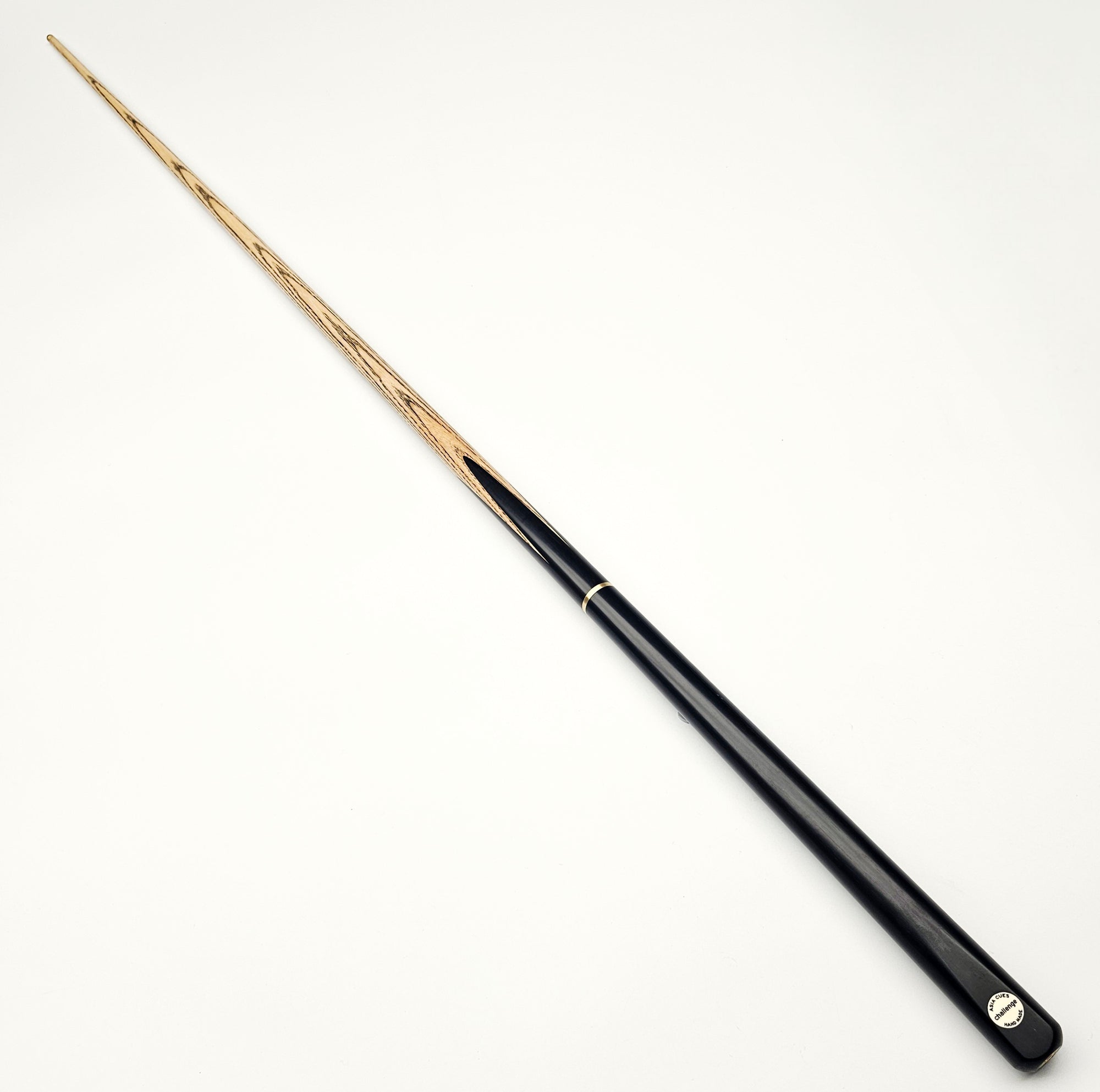 Asia Cues Challenge - 3/4 Jointed Snooker Cue 9.8mm Tip, 18.4oz, 58"