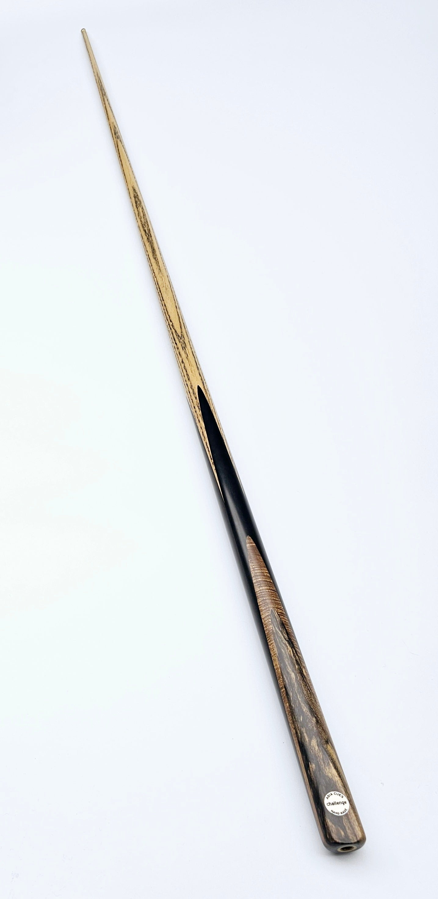 Asia Cues Challenge - One Piece Snooker Cue 9.5mm Tip, 17.1oz, 56.75"