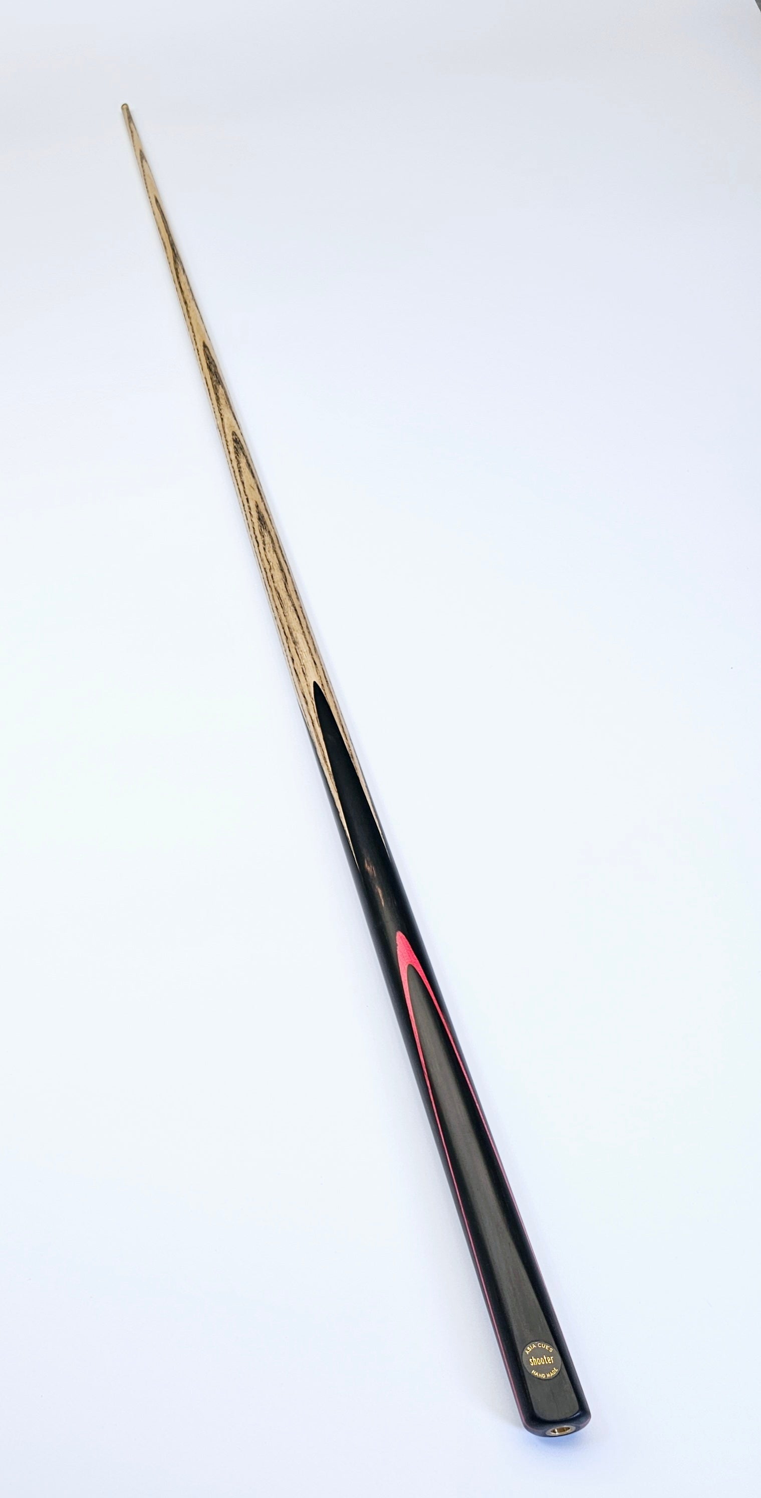 Asia Cues Shooter - One Piece Snooker Cue 9.6mm Tip, 18.4oz, 57"