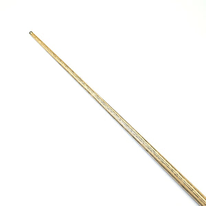 Premium Cues ICON No.019 - One Piece Pool Cue shaft with visible ash grain, designed for balance and accuracy in cue sports.