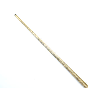 Premium Cues ICON No.018 snooker cue shaft with uniform ash grain, crafted for balance and accuracy in competitive indoor billiards.